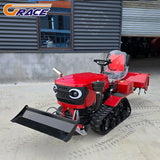 Customize Portable Crawler Tractor With Multi Purpose Auxiliary Tools For Yard