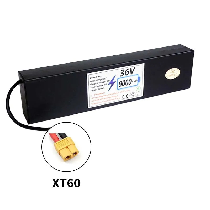 Upgraded Version 36V Electric Scooter Battery 7.8Ah Replacement Lithium-ion 9Ah High-Capacity 10S3P Battery Pack Built-in BMS