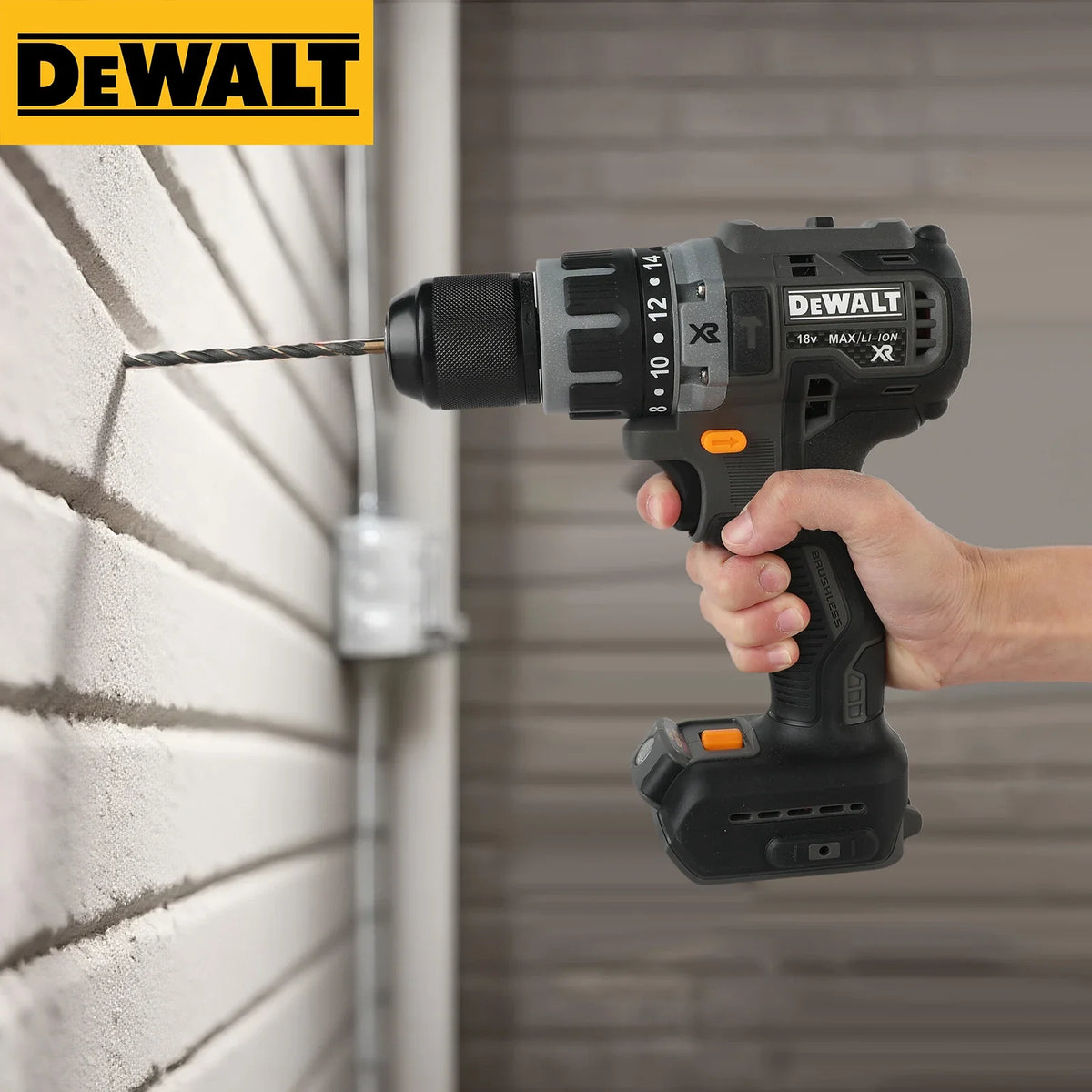 20V DEWALT DCF85M McLaren Edition Cordless Brushless Drill Ergonomic Multifunctional Fastening Power Tool