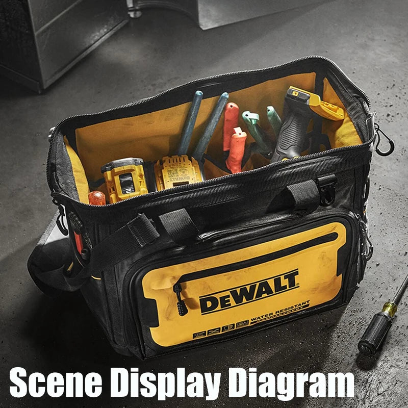 DEWALT DWST560103-DW100 Tool Bag 100th Anniversary Limited Edition 16 Inch Tool Storage Wear-resisting Waterproof Handbag