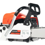 2 Stroke Power Chain Saws, 52CC Gas Chainsaws, 20 Inch Petrol Gasoline Chain Saw, Single Cylinder for Forest Harvesting