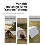Mountainhiker 2-5 Person Inflatable Camping Tent Quick Open Waterproof Beach Tent Family Picnic Sunhade Anti-UV Outdoor Awning