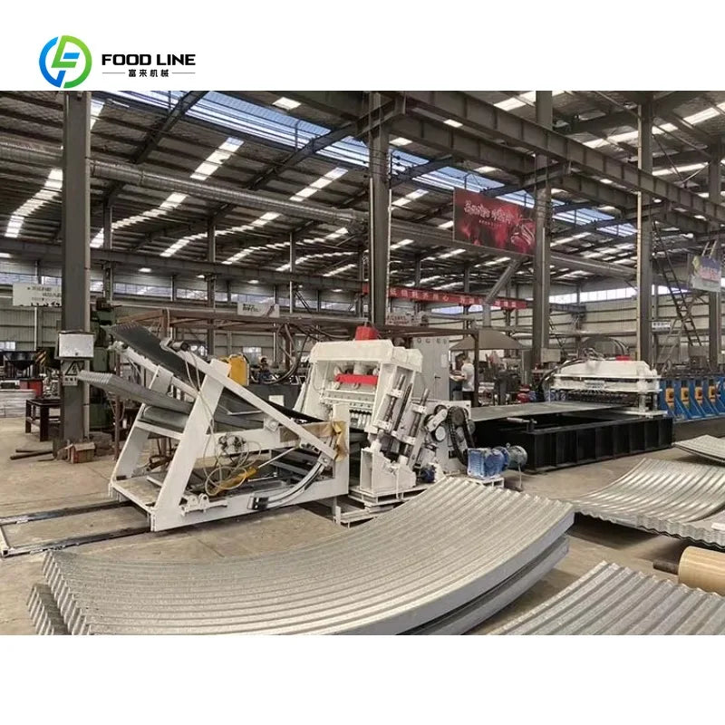 Steel Silo Sheet Roll Forming Machine Corrugated Panel Production Line Automatic Metal Forming Equipment for Grain Storage Silos