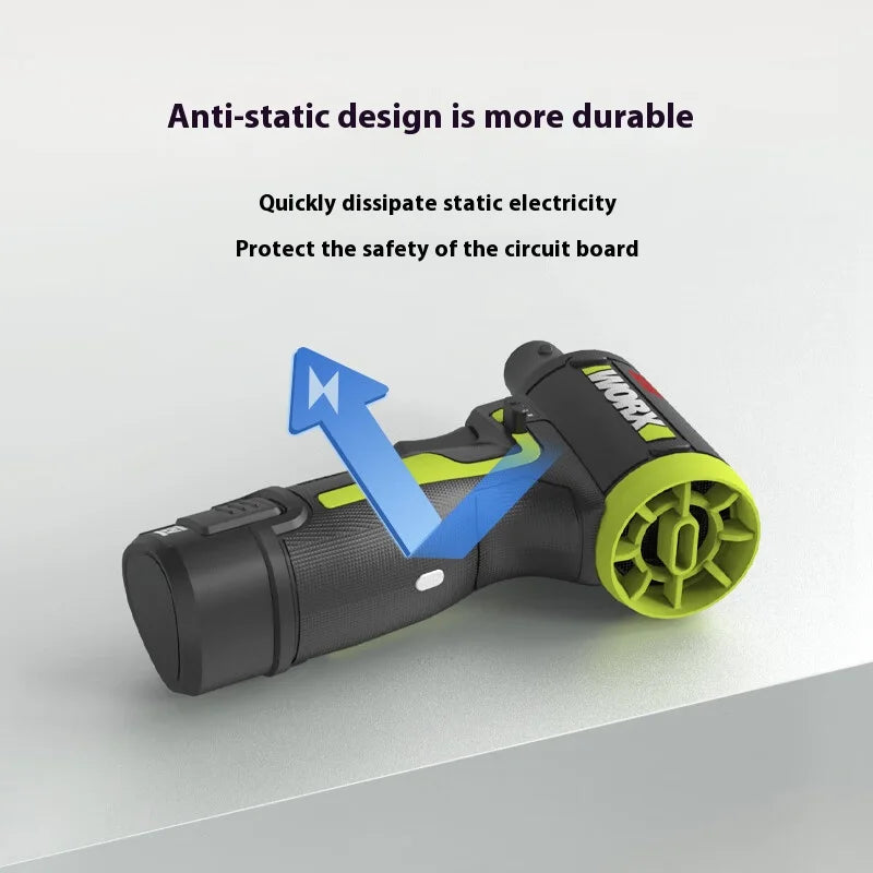 WORX WU094 12V Stepless Speed ESD Safe Brushless Lithium Cyclone Duster Blower ﻿(Without charger and battery)