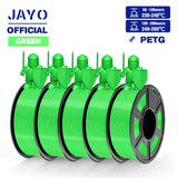 JAYO PETG Filamanet 1.75MM 5Rolls/set 3D Printer Filament PETG Neatly Wound 3D Printing Material For FDM 3D Printer