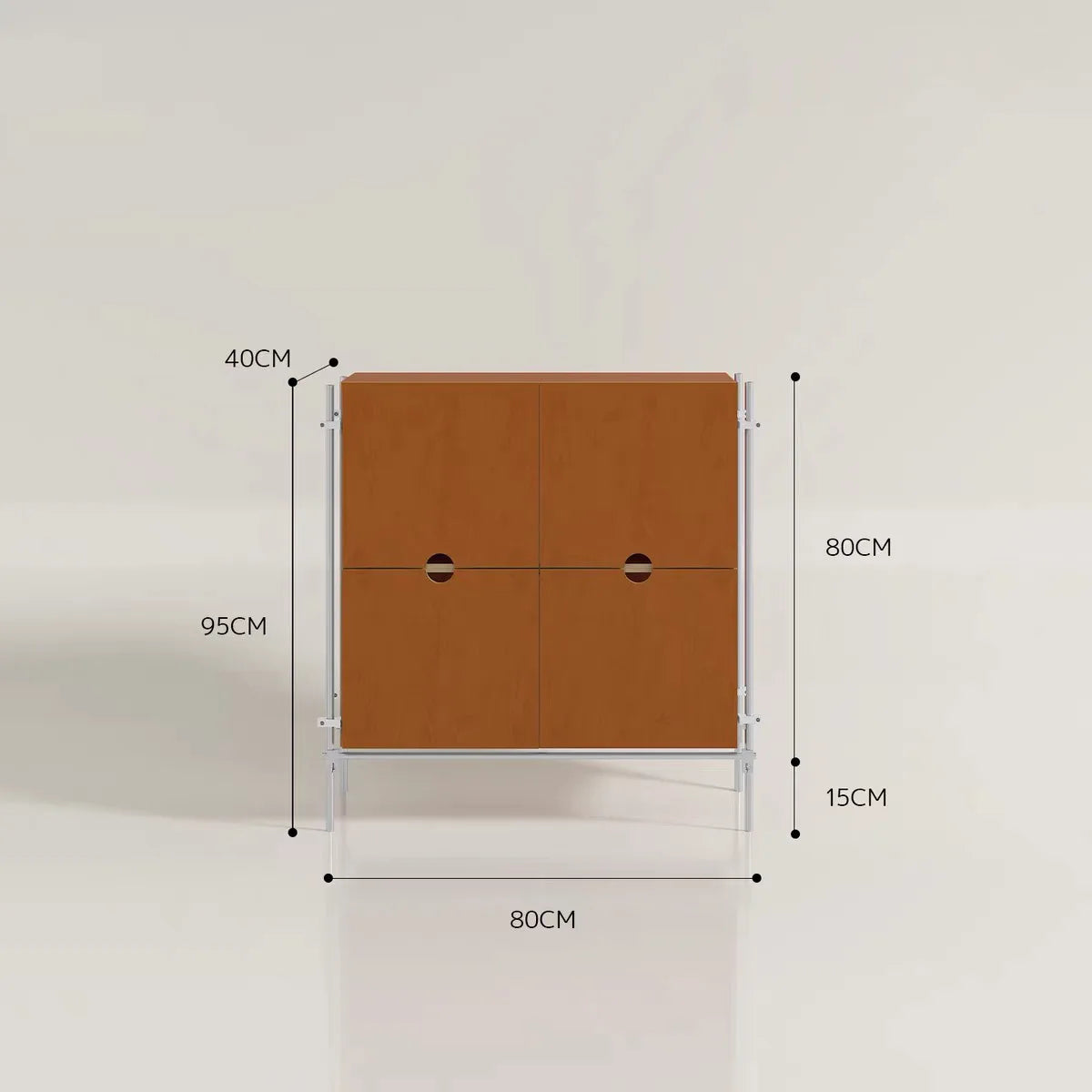 Birch marine board sideboard, industrial style dining room living room storage cabinet drawer living room multi-layer wall stora
