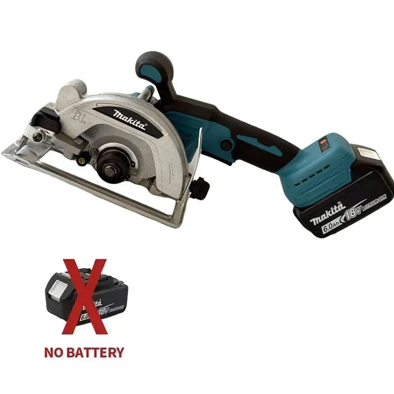 Makita 5in Brushless Motor Cordless Electric Circular Saw Rechargeable Handheld Wood Stone Adjustable Circular Cutter Saw
