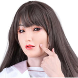 Full HeadMask Realistic Silicone Head Mask Cover Cosplay Halloween Crossdressing Mask Male to Female Crossdresser Disguise