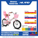 JOYSTAR Little Daisy Kids Bike for Girls Ages 2-7 Years, Bikes with Doll Bike Seat & Streamers,Bikes with Flag & Number Plate