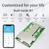 JBD Smart BMS LiFePo4 4S 12V 100A 150A 200A Car Start Power UART Built-in BT Function NMC LFP Battery Balance Protection Board