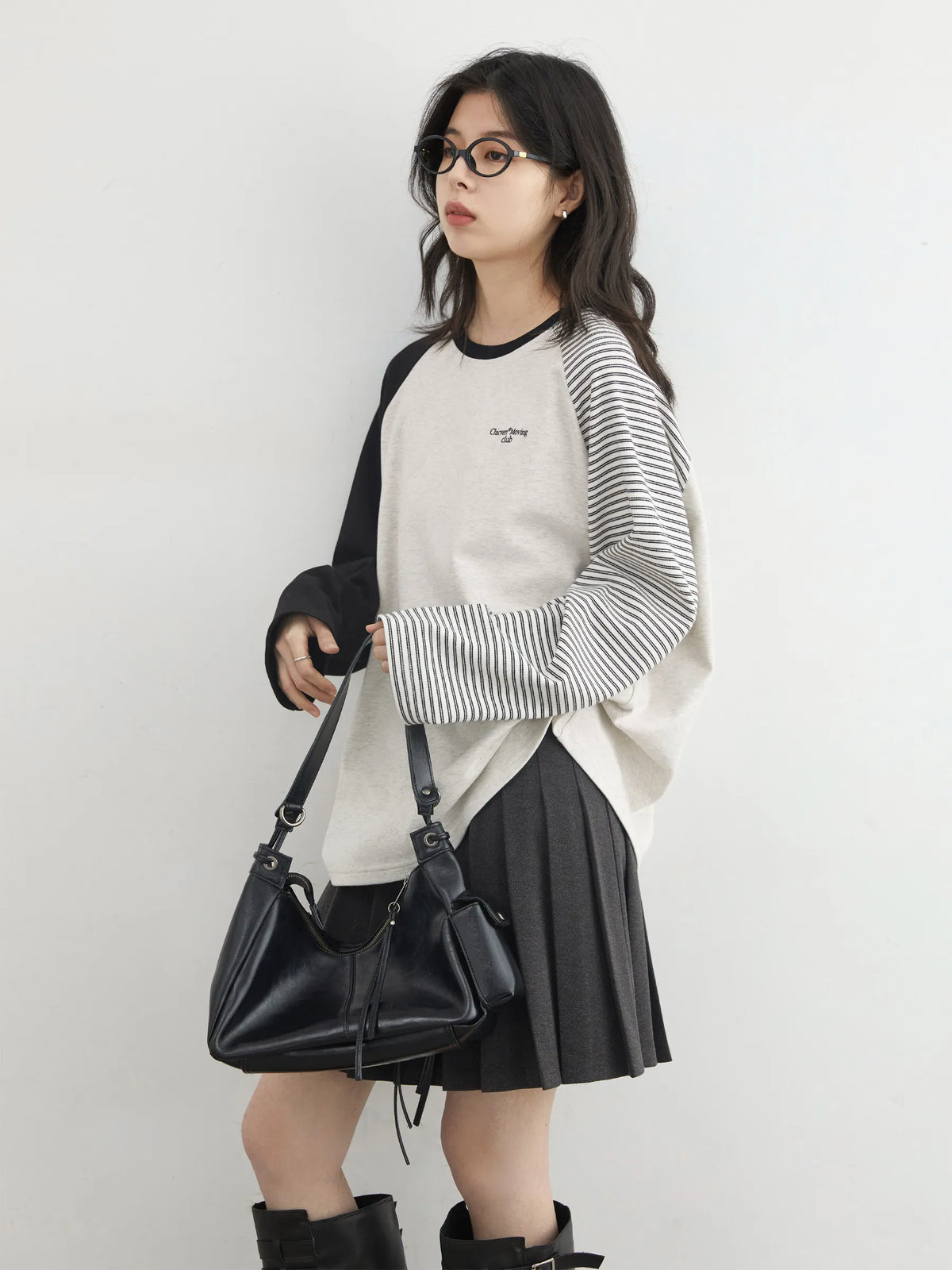 CHIC VEN New Fashion Women T-Shirts Loose Casual Long Sleeved O Neck Tees Bottom Female Top Pullover Coat Autumn Winter 2025