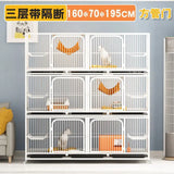 Cat cage Three-layer cat cage Breeding Breeding cage Pigeon with partition Platform display Breeding