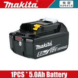 100% Original Makita BL1860B 18V 6Ah Lithium Battery Rechargeable,Compatible With BL1830 BL1850 Makita 18V Power Tool Battery