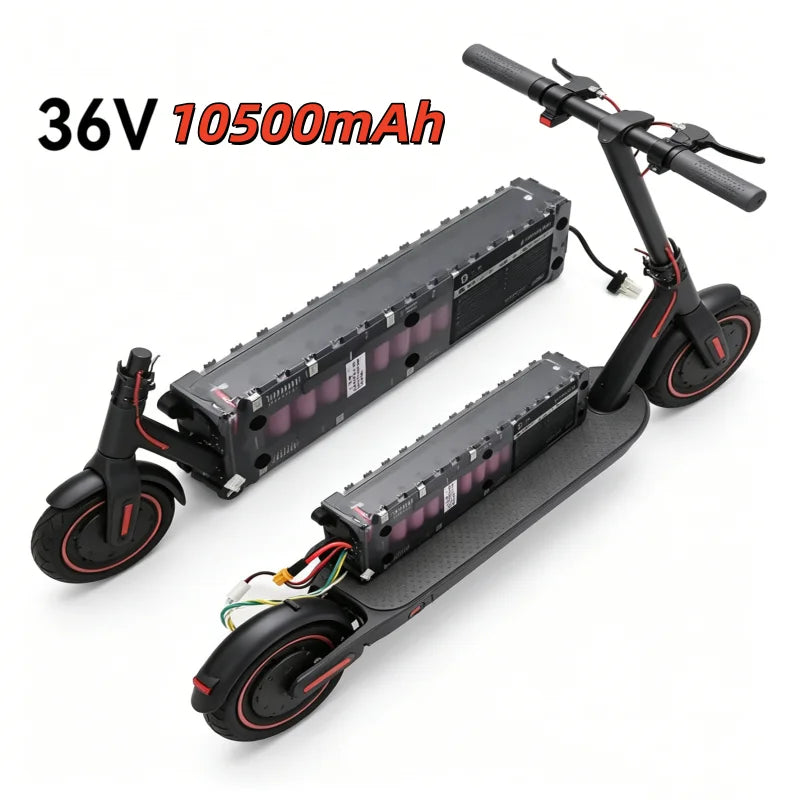 36V 10500mAh Lithium Battery Pack 10S3P for Xiaomi M365 Electric Scooter Waterproof Bluetooth Communication Long Range 30KM