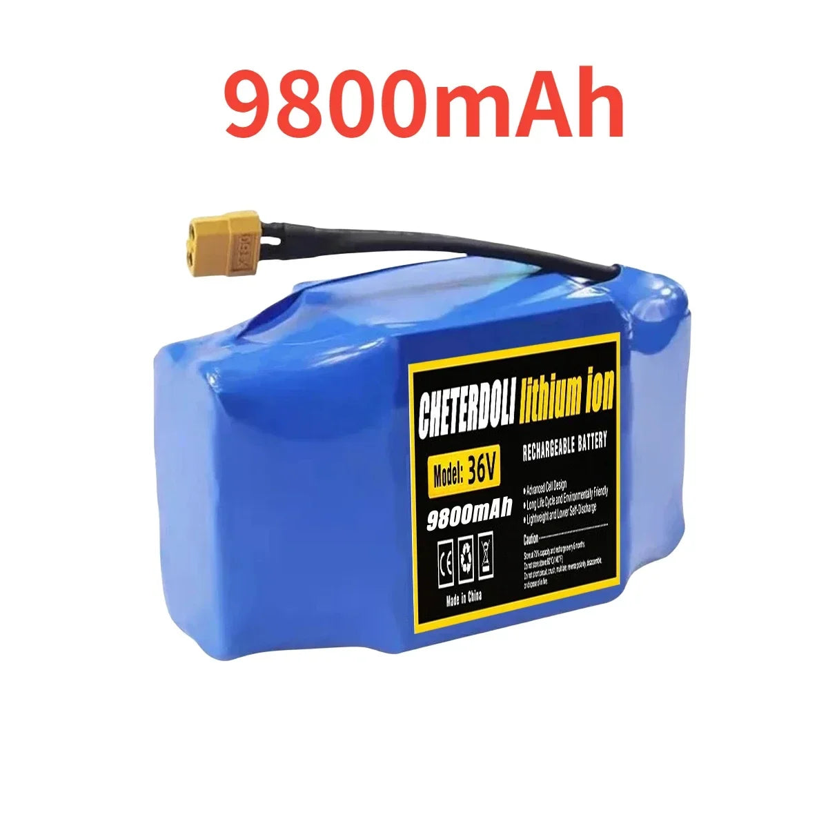 High-quality Battery 36V 12Ah 10s2p Rechargeable Lithium-ion Battery for Electric Self-balancing Scooter,HoverBoard and Unicycle