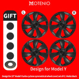 4PCS Wheel Cover For Tesla Model Y 2020-2024 19 Inch Right＆Left Hubcaps Cyclone Style Wheel Cover Replacement Accessories