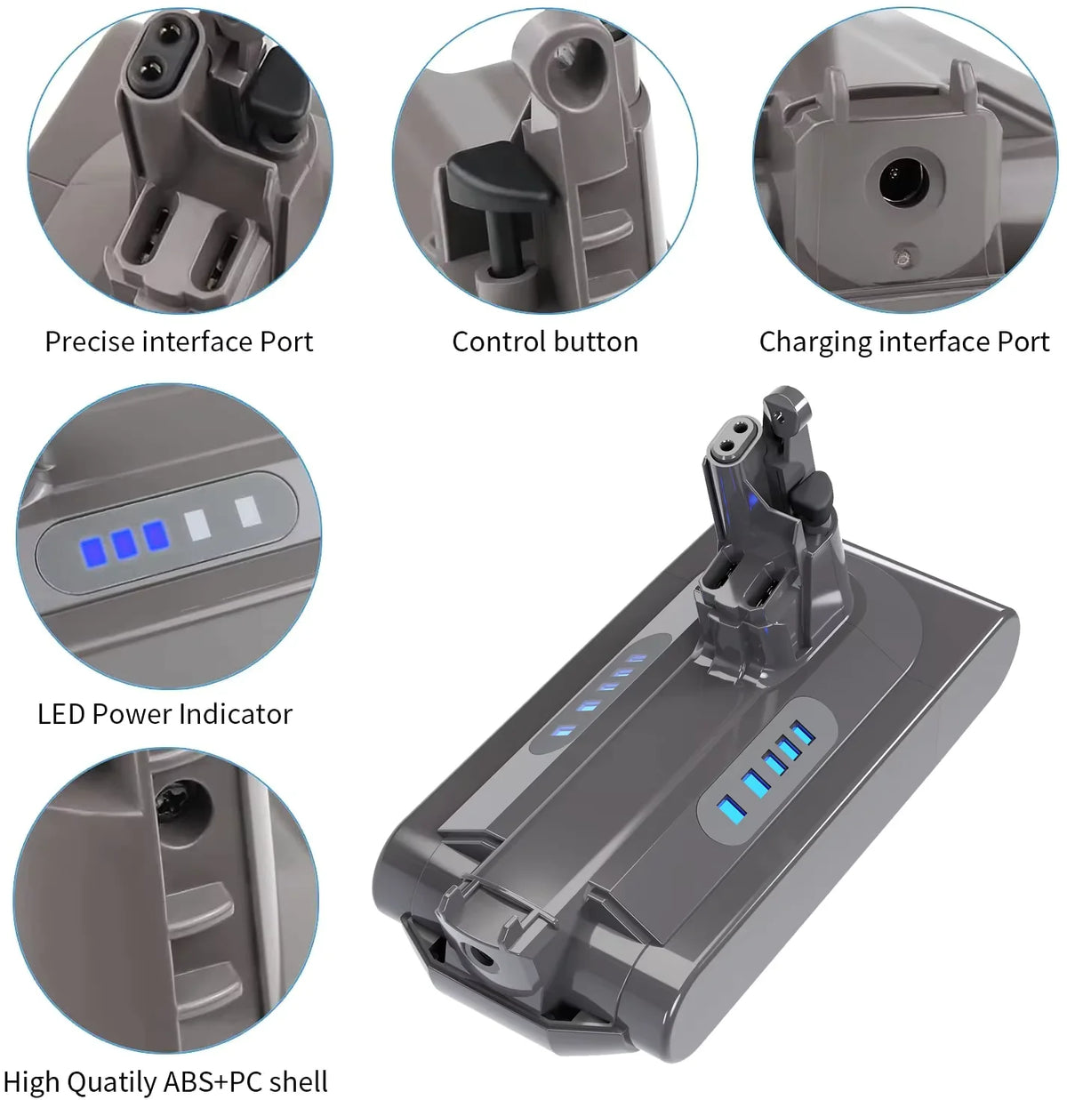 For Dyson V10 4800-12800mAh 25.2V battery For Dyson SV12 Battery Absolute Animal Li-ion Vacuum Cleaner Rechargeable BATTERY SV12