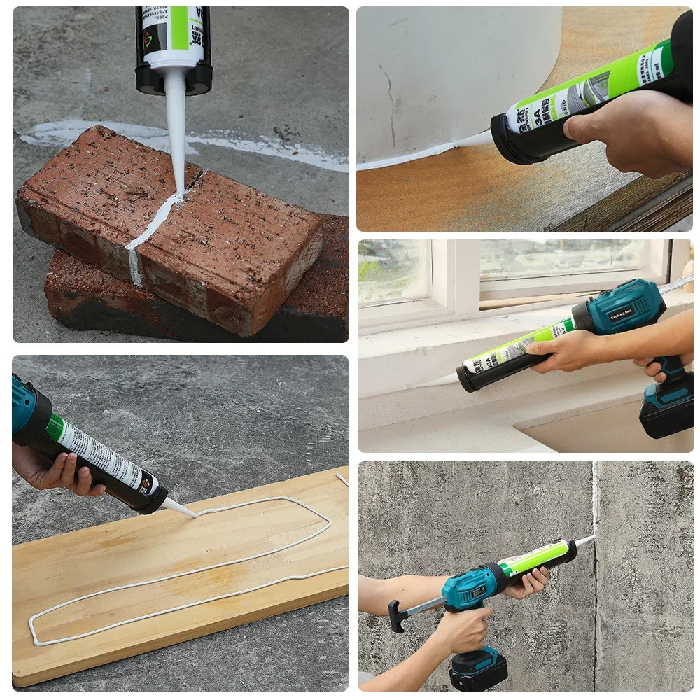 Makita 18V Cordless  Power Tool Silicone  Electric Glass Caulking Gun LED  Gun Multifunctional DIY Repair Tool
