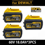 Compatible Replacement Battery For DeWalt 20V/60V 12Ah Lithium Battery Fit DCB200 DCB203 DCB204 DCB205 DCB206 Power Tools