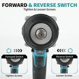 Makita DTW700 18V Cordless Brushless Impact Wrench 1000Nm Torque Dustproof 4-Speed for Light Heavy Duty Fastening Power Tool