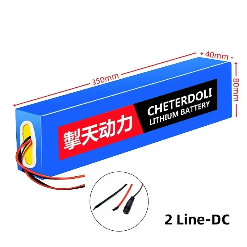 Hot selling e-bike 36V 10S4P 20Ah 18650 Battery Pack 350W 500W 750W 42v Lithium E-Bike Battery Rechargeable Li-ion Battery