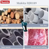 Makita DJR189 Cordless Electric Reciprocating Saw Brushless Rechargeable Wood Metal Cutting Saw Portable Saw 18V Battery