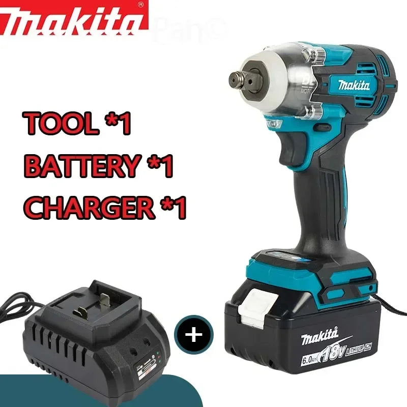 Makita TW004G 18V Brushless Cordless Electric High Torque Impact Wrench for Auto Repair