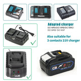 TPCELL New 8Ah/10Ah For MKT 18V 21700 Tabless cells Replacement Battery Power Tools Li-ion