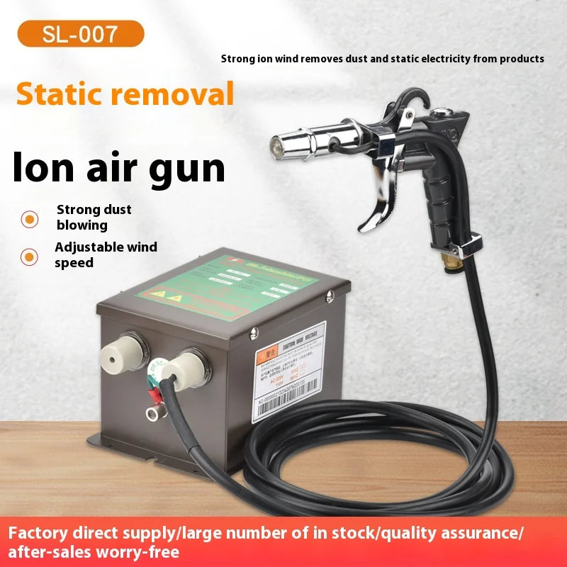 Efficient Remove Electrostatic Ionizing Air Gun Adjustable Static Eliminator Lonizing Air Blower Electrostatic Ion Removing Gun
