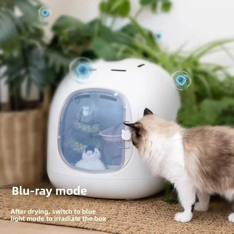 automatic pet drying box, special dryer for cat and dog pet store, silent small household bath