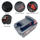 M18 Series 18V 5.0Ah 7.0Ah Rechargeable Lithium Ion Battery, Compatible with M18B M18B2 M18B4 Cordless Power Tools