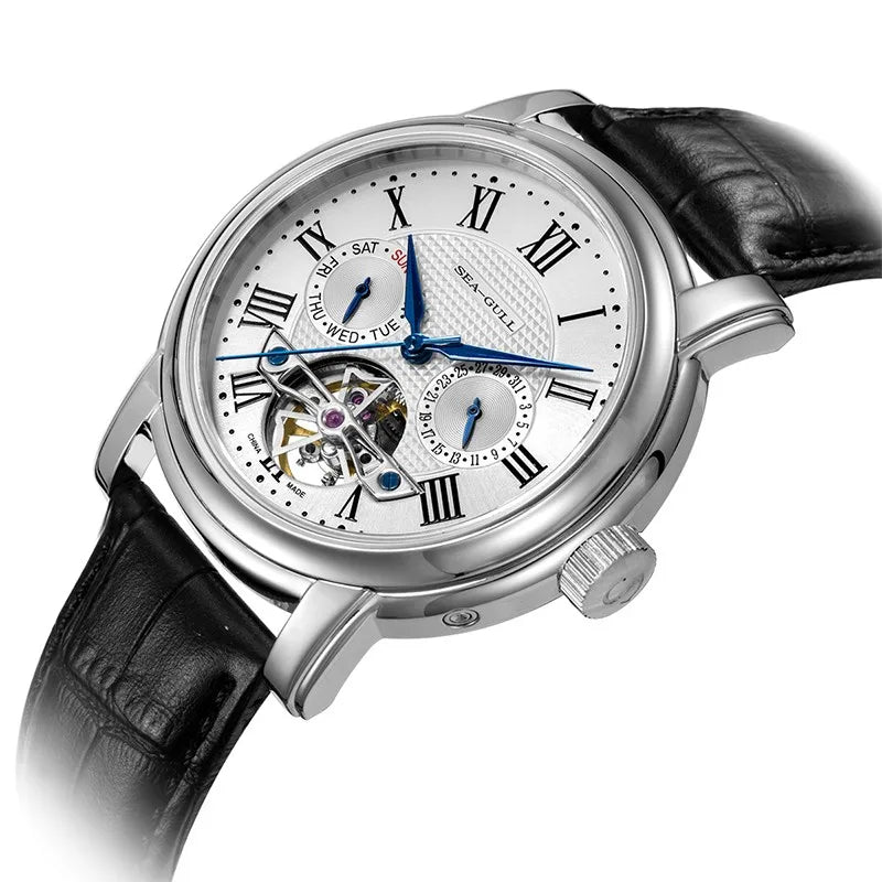 SEAGULL Luxury Watch Business Waterproof Male Clock Date Stainless Steel Mechanical Watch Men Watch Reloj Hombre 2026 D819.622