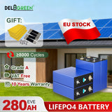Grade A 3.2V EVE280AH Lifepo4 Battery LF280K Rechargeable Lithium Batteries DIY 12V 24V 48V for Solar Storage System RV Boat EV