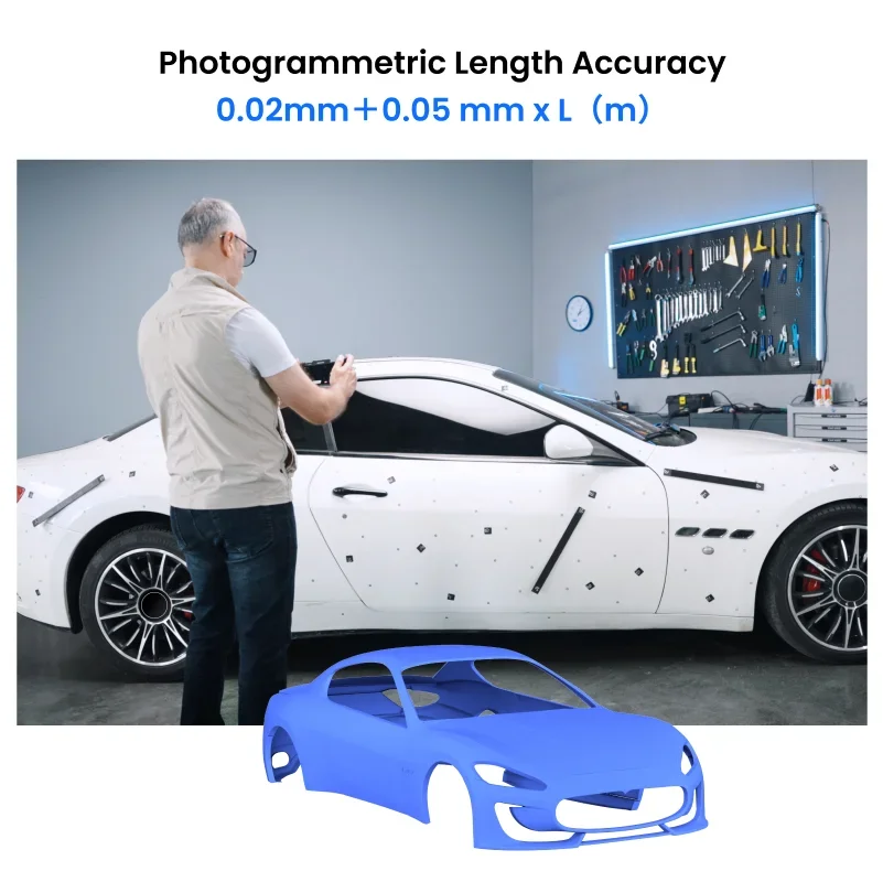(Send Free 500 6-10nm Markers）Revopoint MIRACO Standard/Pro 3D Scanner with free Visibility Marker points 8K Color  Scanner
