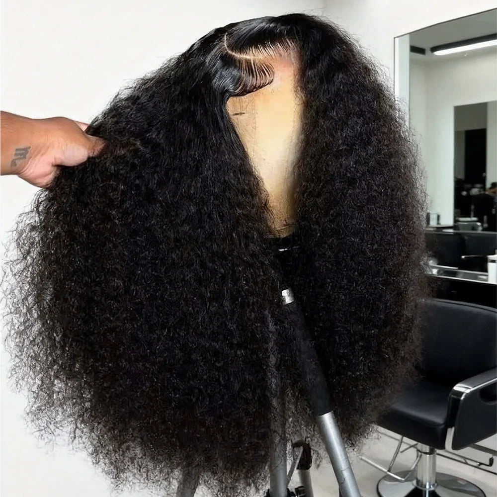 30 40 Inches Bouncy Curly Lace Front Wigs 13X4 13X6 250 Density Peruvian Human Hair Wigs Brazilian Deep Wave