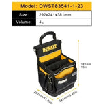 DEWALT DWST83541-1-23 Large Tool Bag Organiser - TSTAK Compatible, Waterproof, Hard Bottom, Strong Durable Tool Pouch