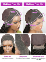 40 Inch Loose Deep Wave Lace Front Human Hair Wig Brazilian Nature Wave Curly Wigs Human Hair 13x6 HD Lace Frontal Wig For Women
