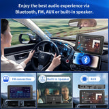 Pionray Wireless CarPlay Screen for Car 7" HD Portable Stereo Touchscreen CarPlay & Android Auto 1080P Full HD Screen Backup Cam