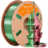 ERYONE 3/5/10KG Dual Color Silk PLA Filament 3D Print,Multicolor Available,Diameter:1.75mm,Tolerance:+/-0.03mm,1KG/Spool