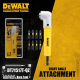 DeWalt Electric Screwdriver Bit Corner Adapter 90-degree Right Angle Converter for Impact Screwdrivers DT71517T-A9
