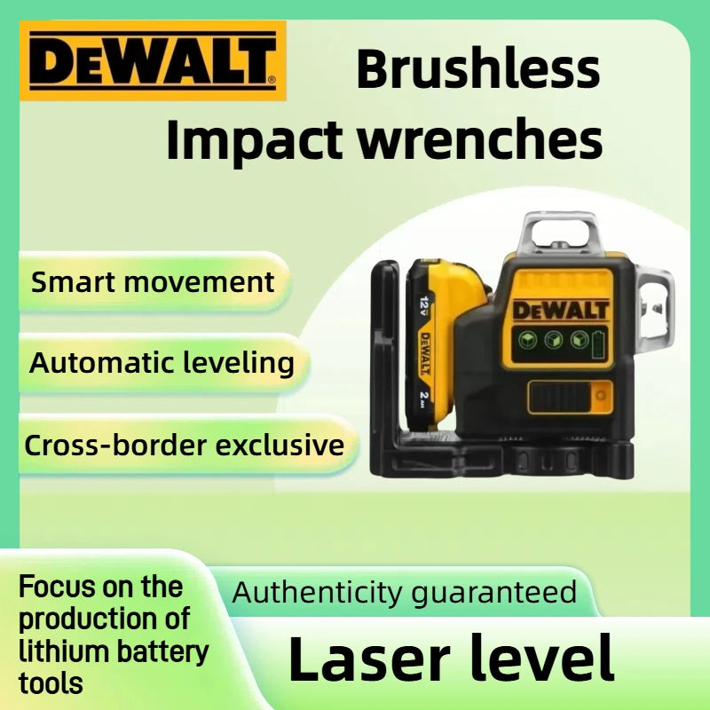 Dewalt DW089LG 3 Sides*360 Degree Vertical Lines Laser Level Meter