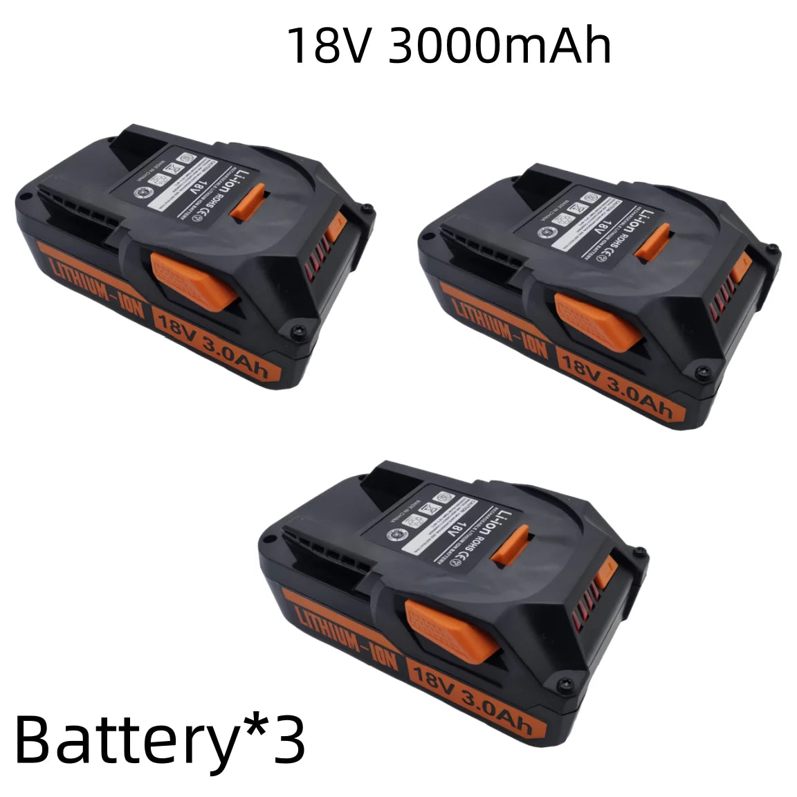 3000mAh 18V Li-ion Rechargeable Battery For RIDGID R840087 R840083 AC840085 Series Cordless Power Tool Accessories Battery