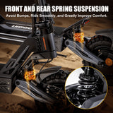 Dual 4000W Motor Electric Scooter for Adults 45MPH Fast E-Scooter 60V 27Ah 11" Off-Road Vacuum Tires 330lbs Heavy Duty