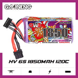 2Pcs GNB 6S Lipo Battery 22.8V 1100/1300/1500/1850mAh 120C With XT60 for FPV Drone Quadcopter Helicopter Airplane RC Battery