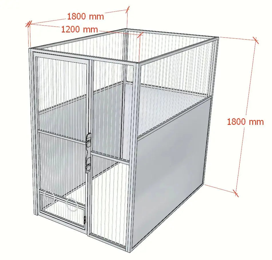 Customized Indoor/Outdoor Stainless Steel Dog Kennel Boarding Kennels Pet Cages For Home Farm Livestock Use