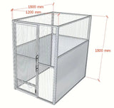 Customized Indoor/Outdoor Stainless Steel Dog Kennel Boarding Kennels Pet Cages For Home Farm Livestock Use