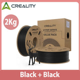 Creality 2 Pack Hyper PLA Filament 1.75mm 2kg Designed for High Speed Printing For Creality Ender 3 V3 SE / KE / Creality K1 MAX