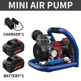 Lithium battery small air compressor Mini air pump Portable air compressor Car air pump Woodworking air pump