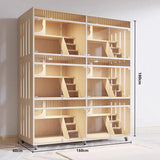 Cross-border cat boarding cabinet display cabinet cat villa three-story super large space cat cage cat nest pet supplies