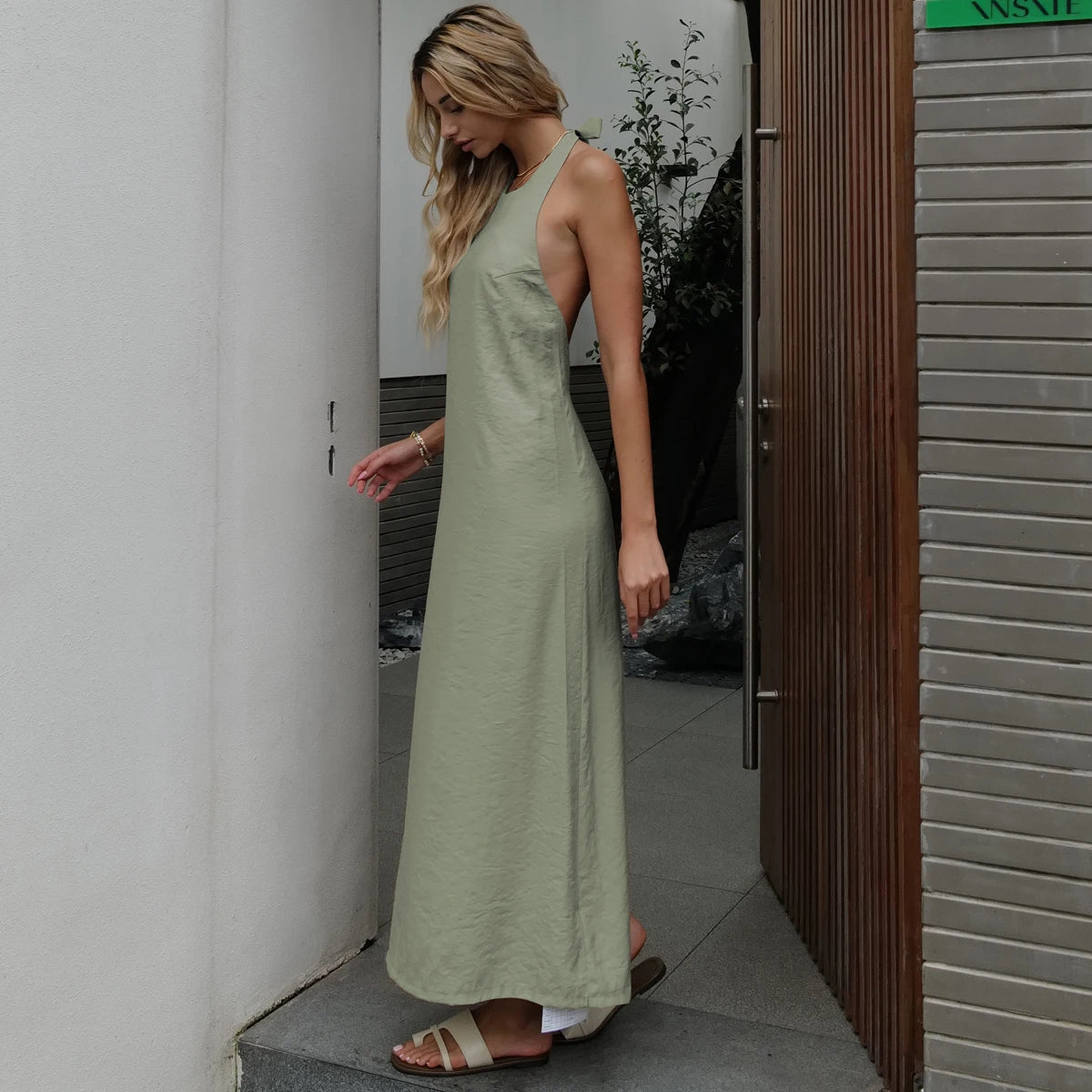 2024 Summer Women Backless Elegant Dress